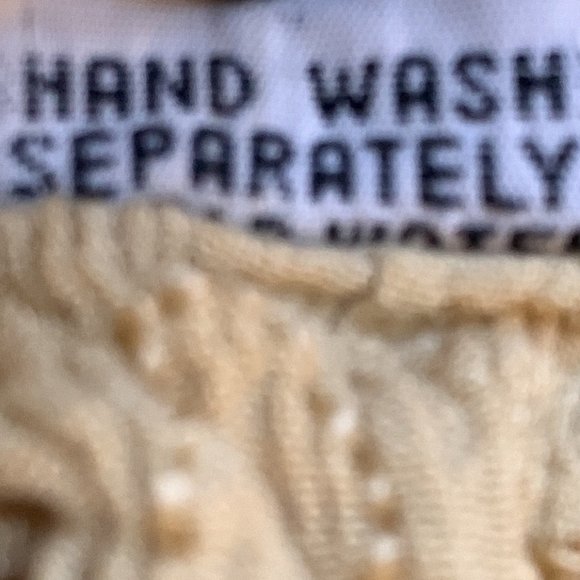 Vini Vintage Midi Skirt Beige Embroidered Women's One Size - Picture 3 of 4